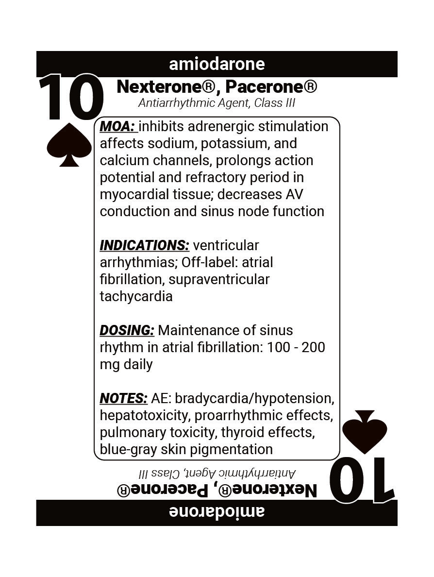 RxDecks — Cardiovascular (Red)