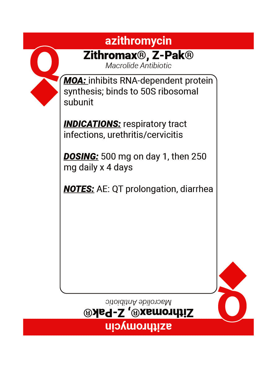 RxDecks — Infectious Disease & Emergency Medicine (Orange)